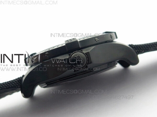 Avenger II Seawolf PVD Black Dial Yellow Markers on Black Nylon Strap A2836 - Image 5