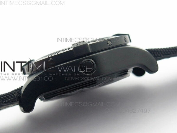 Avenger II Seawolf PVD Black Dial Yellow Markers on Black Nylon Strap A2836 - Image 6