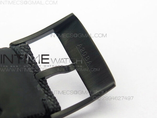 Avenger II Seawolf PVD Black Dial Yellow Markers on Black Nylon Strap A2836 - Image 8