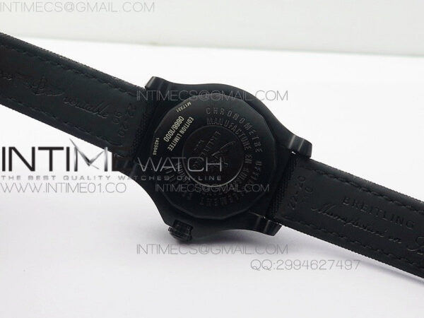 Avenger II Seawolf PVD Black Dial Yellow Markers on Black Nylon Strap A2836 - Image 9