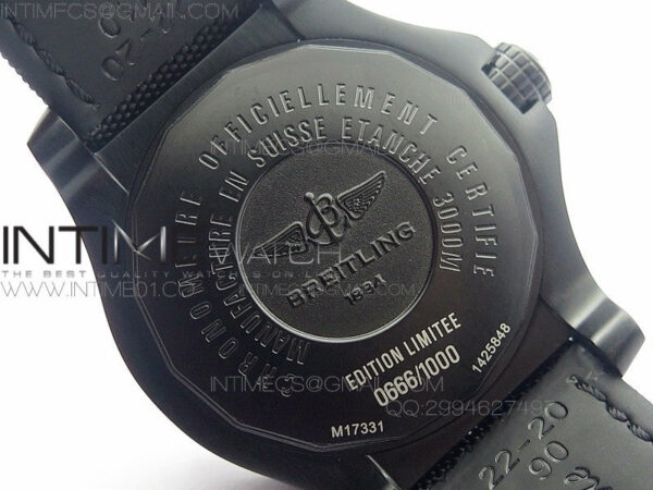 Avenger II Seawolf PVD Black Dial Yellow Markers on Black Nylon Strap A2836 - Image 10
