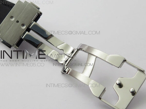 Classic Fusion 42mm SS WWF 1:1 Best Edition Black Dial On Black Gummy Strap Asian HB1112 - Image 14