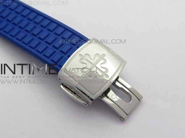 Aquanaut 5067A SS PPF 1:1 Best Edition Blue Textured Dial on Blue Rubber Strap AE23 (Free a box) - Image 14