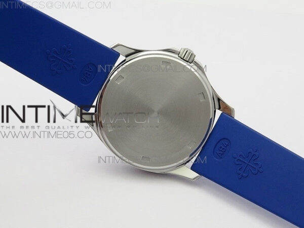 Aquanaut 5067A SS PPF 1:1 Best Edition Blue Textured Dial on Blue Rubber Strap AE23 (Free a box) - Image 19