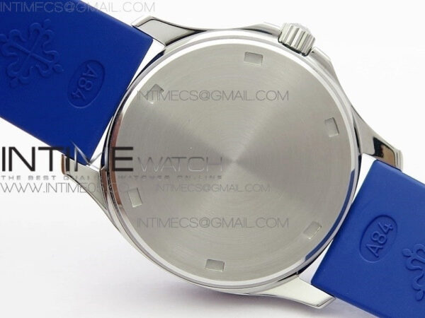 Aquanaut 5067A SS PPF 1:1 Best Edition Blue Textured Dial on Blue Rubber Strap AE23 (Free a box) - Image 20