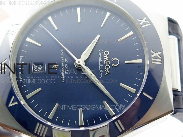 Constellation 131.33.41.21.03.001 SS TW Best Edition Blue Dial On Blaue Gummy Strap A8500 - Image 4
