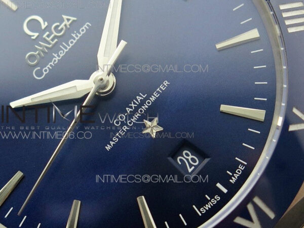 Constellation 131.33.41.21.03.001 SS TW Best Edition Blue Dial On Blaue Gummy Strap A8500 - Image 5