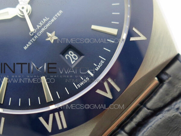 Constellation 131.33.41.21.03.001 SS TW Best Edition Blue Dial On Blaue Gummy Strap A8500 - Image 6