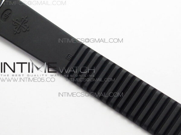 Aquanaut 5067A SS PPF 1:1 Best Edition Black Textured Dial on Black Rubber Strap AE23 (Free a box) - Image 13
