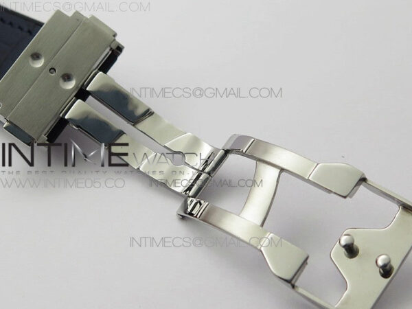 Classic Fusion 42mm SS WWF 1:1 Best Edition Blue Dial On Blue Gummy Strap Asian HB1112 - Image 14