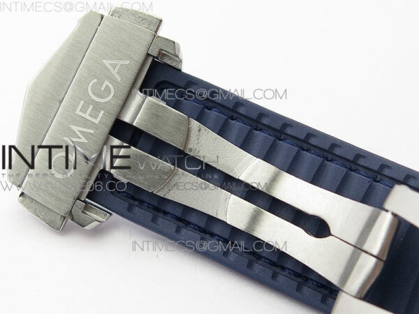 Constellation 131.33.41.21.03.001 SS TW Best Edition Blue Dial On Blaue Gummy Strap A8500 - Image 16