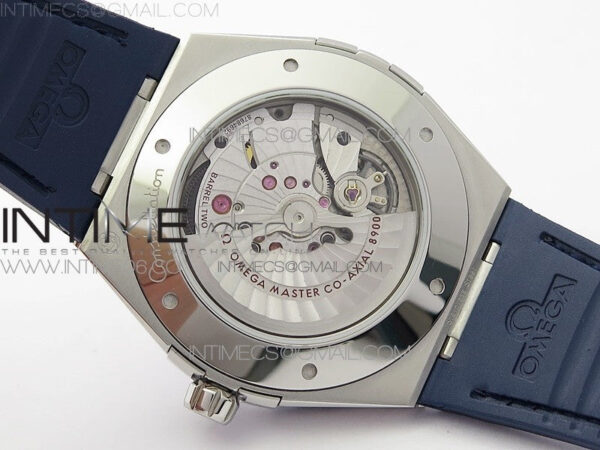 Constellation 131.33.41.21.03.001 SS TW Best Edition Blue Dial On Blaue Gummy Strap A8500 - Image 21