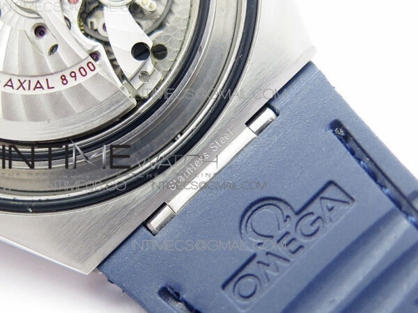 Constellation 131.33.41.21.03.001 SS TW Best Edition Blue Dial On Blaue Gummy Strap A8500 - Image 23