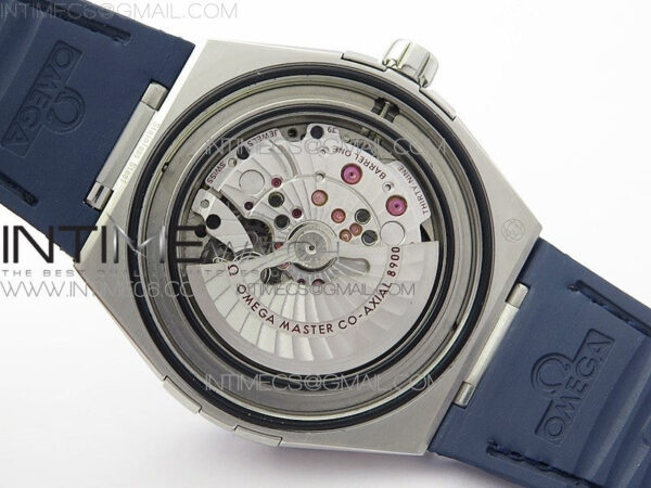 Constellation 131.33.41.21.03.001 SS TW Best Edition Blue Dial On Blaue Gummy Strap A8500 - Image 24