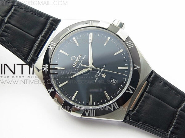 Constellation 131.33.41.21.03.001 SS TW Best Edition Black Dial On Black Gummy Strap A8500 - Image 2
