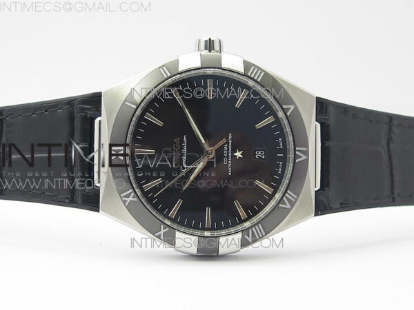 Constellation 131.33.41.21.03.001 SS TW Best Edition Black Dial On Black Gummy Strap A8500 - Image 3