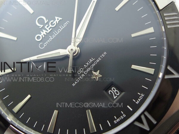 Constellation 131.33.41.21.03.001 SS TW Best Edition Black Dial On Black Gummy Strap A8500 - Image 5