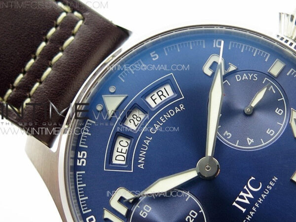 Big Pilot Annual Calendar SS IW5027 "Le Petit Prince" AZF 1:1 Best Edition Blue Dial on Black Leather Strap A52850 - Image 10