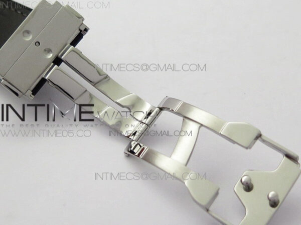 Classic Fusion 42mm SS WWF 1:1 Best Edition Gray Dial On Gray Gummy Strap Asian HB1112 - Image 14