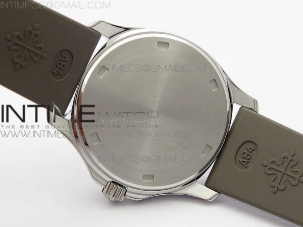Aquanaut 5067A SS PPF 1:1 Best Edition Light Brown Textured Dial on Brown Rubber Strap AE23 (Free a box) - Image 20