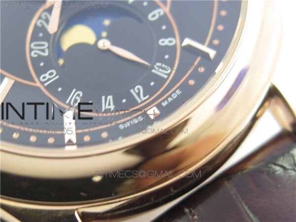Annual Calendar Complications 5205R GRF RG Black dial on Brown leather strap - Image 5