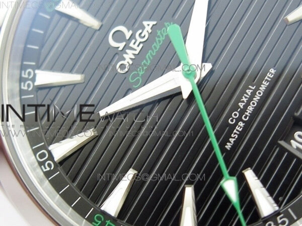 Aqua Terra 150M Master Chronometers VSF 1:1 Best Edition Black Dial Green second hand on SS Bracelet A8900 Super Clone - Image 11