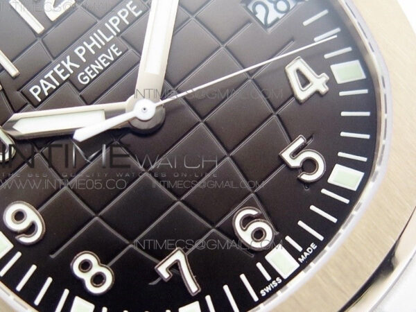 Aquanaut 5167R RG ZF 1:1 Best Edition Brown Dial on White Rubber Strap 324CS (Free box) - Image 5