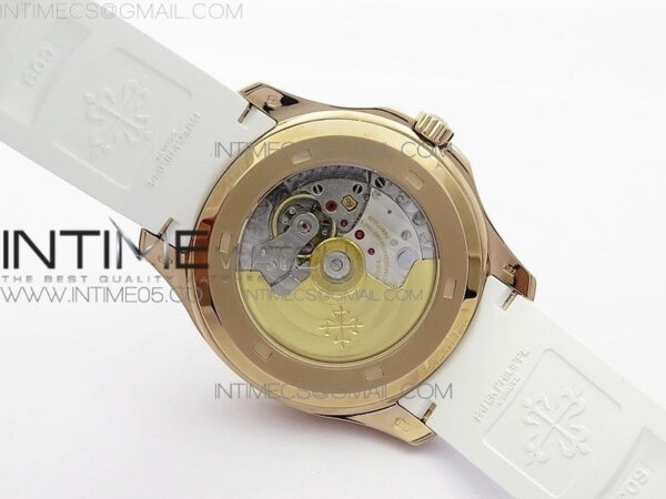Aquanaut 5167R RG ZF 1:1 Best Edition Brown Dial on White Rubber Strap 324CS (Free box) - Image 19