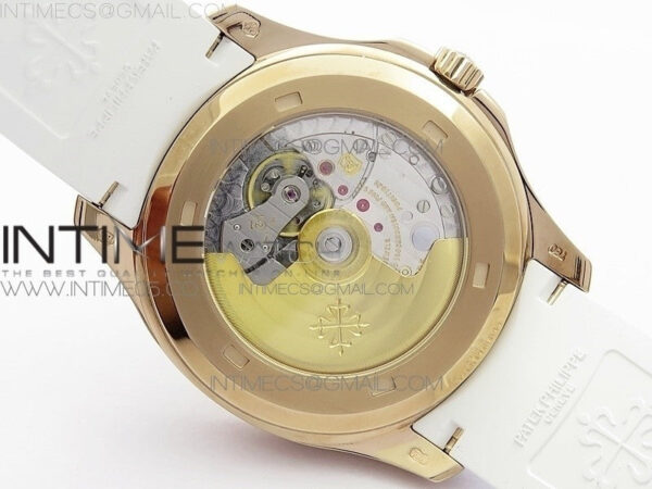 Aquanaut 5167R RG ZF 1:1 Best Edition Brown Dial on White Rubber Strap 324CS (Free box) - Image 20