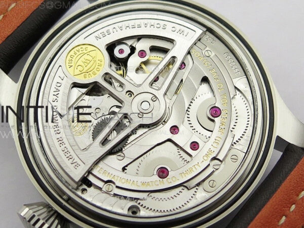 Big Pilot Annual Calendar SS IW5027 AZF 1:1 Best Edition Gray Dial on Brown Leather Strap A52850 - Image 26