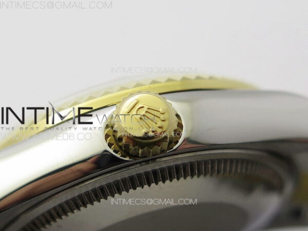 DateJust 31mm 72610 SS/YG APSF Best Edition Black Dial Crystals Markers on Oyster Bracelet A2824 - Image 12