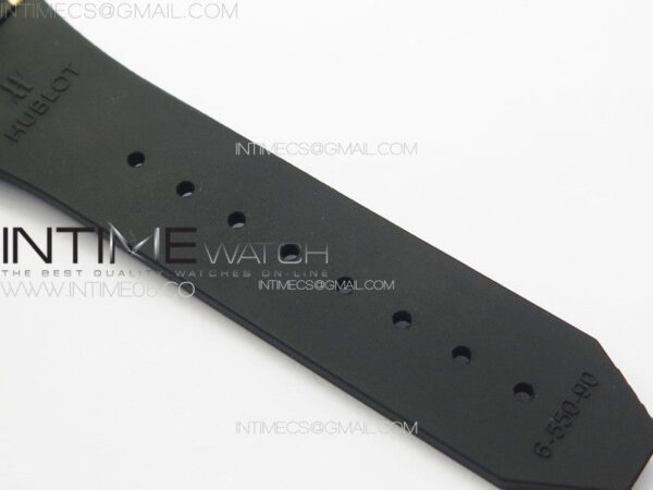 Classic Fusion Orlinski RG B50F 1:1 Best Edition Black Faceted Dial on Black Rubber Strap A2892 - Image 14