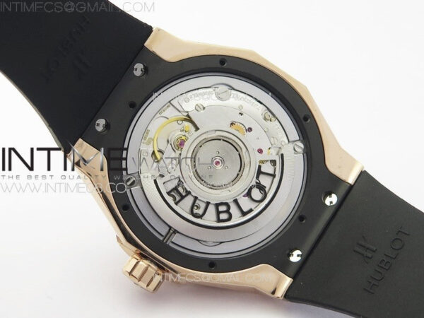Classic Fusion Orlinski RG B50F 1:1 Best Edition Black Faceted Dial on Black Rubber Strap A2892 - Image 18