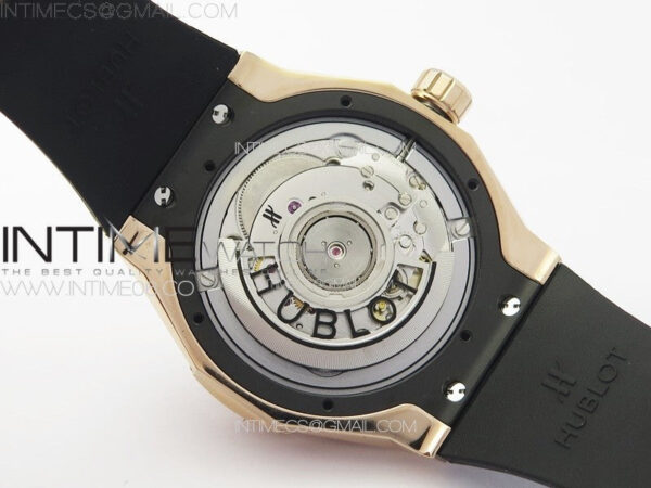 Classic Fusion Orlinski RG B50F 1:1 Best Edition Black Faceted Dial on Black Rubber Strap A2892 - Image 19