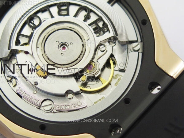 Classic Fusion Orlinski RG B50F 1:1 Best Edition Black Faceted Dial on Black Rubber Strap A2892 - Image 20