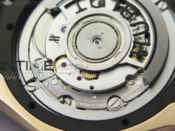 Classic Fusion Orlinski RG B50F 1:1 Best Edition Black Faceted Dial on Black Rubber Strap A2892 - Image 21
