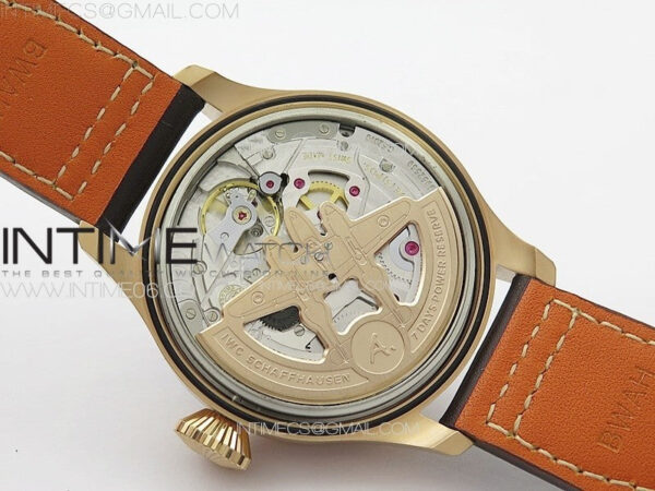 Big Pilot Annual Calendar RG IW5027 AZF 1:1 Best Edition Brown Dial on Brown Leather Strap A52850 - Image 22