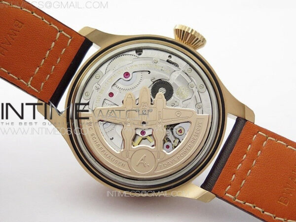 Big Pilot Annual Calendar RG IW5027 AZF 1:1 Best Edition Brown Dial on Brown Leather Strap A52850 - Image 23