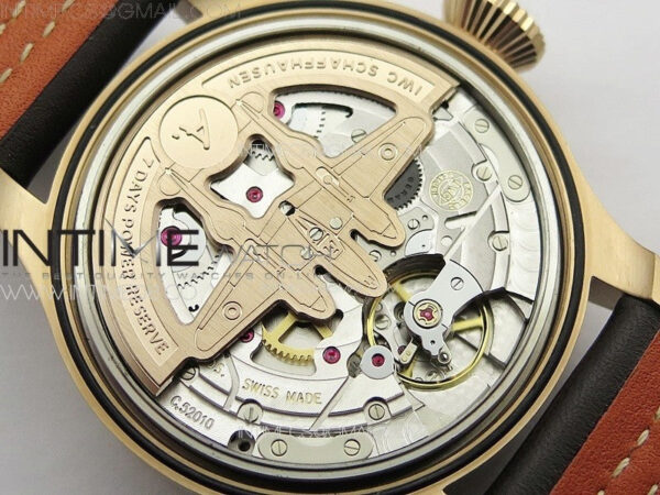 Big Pilot Annual Calendar RG IW5027 AZF 1:1 Best Edition Brown Dial on Brown Leather Strap A52850 - Image 25