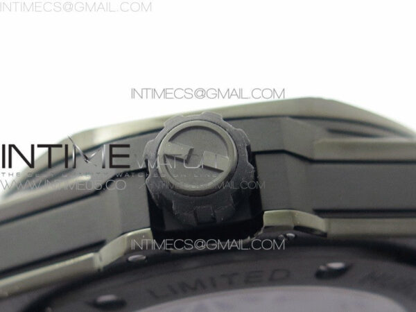 Big Bang Sang Bleu DLC Ti WWF 1:1 Best Edition Black Skeletonal Dial On Black Gummy Strap Asian HB1213 V2 - Image 9