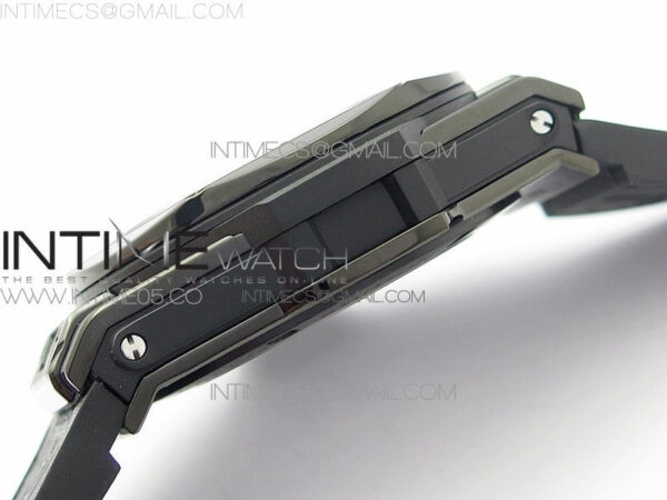 Big Bang Sang Bleu DLC Ti WWF 1:1 Best Edition Black Skeletonal Dial On Black Gummy Strap Asian HB1213 V2 - Image 10