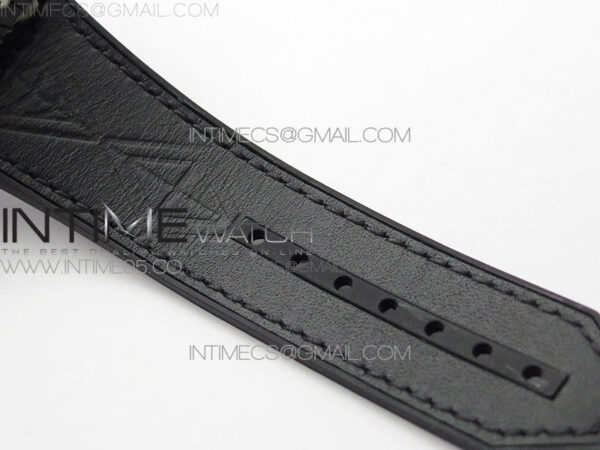 Big Bang Sang Bleu DLC Ti WWF 1:1 Best Edition Black Skeletonal Dial On Black Gummy Strap Asian HB1213 V2 - Image 15