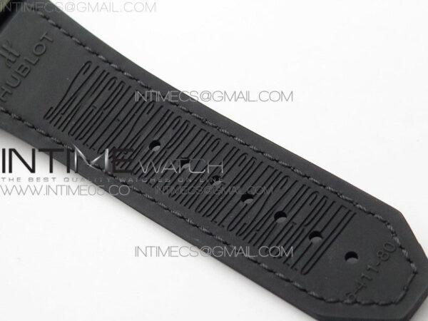 Big Bang Sang Bleu DLC Ti WWF 1:1 Best Edition Black Skeletonal Dial On Black Gummy Strap Asian HB1213 V2 - Image 16