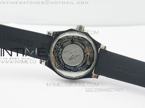 Avenger GMT SS Black Sticks Marker Dial on Rubber strap A2836 - Image 10