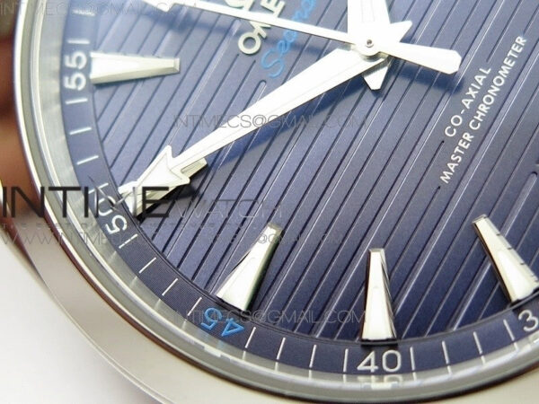 Aqua Terra 150M Master Chronometers VSF 1:1 Best Edition Deep Blue Dial Silver Hand on SS Bracelet A8900 Super Clone - Image 12