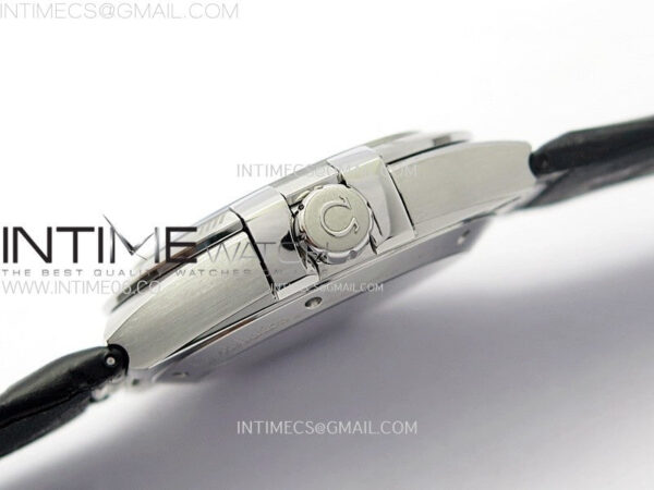 Constellation 39mm SS VSF 1:1 Best Edition Black Textured Dial on Black Leather Strap A8800 - Image 9