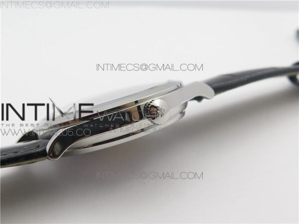 Calatrava Azulejos SS 5089G-62 FL Enamel Dial on Black Leather Strap - Image 10