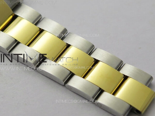 DateJust 31mm 72610 SS/YG Crystals Bezel APSF Best Edition White MOP Dial Crystals Markers on Oyster Bracelet A2824 - Image 10