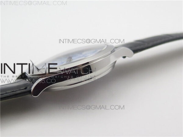 Calatrava Azulejos SS 5089G-62 FL Enamel Dial on Black Leather Strap - Image 11