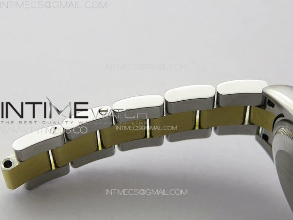DateJust 31mm 72610 SS/YG Crystals Bezel APSF Best Edition White MOP Dial Crystals Markers on Oyster Bracelet A2824 - Image 14